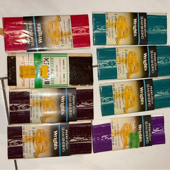 Huge Vintage Hem/Bias tape/Binding Bundle - Picture 14 of 15